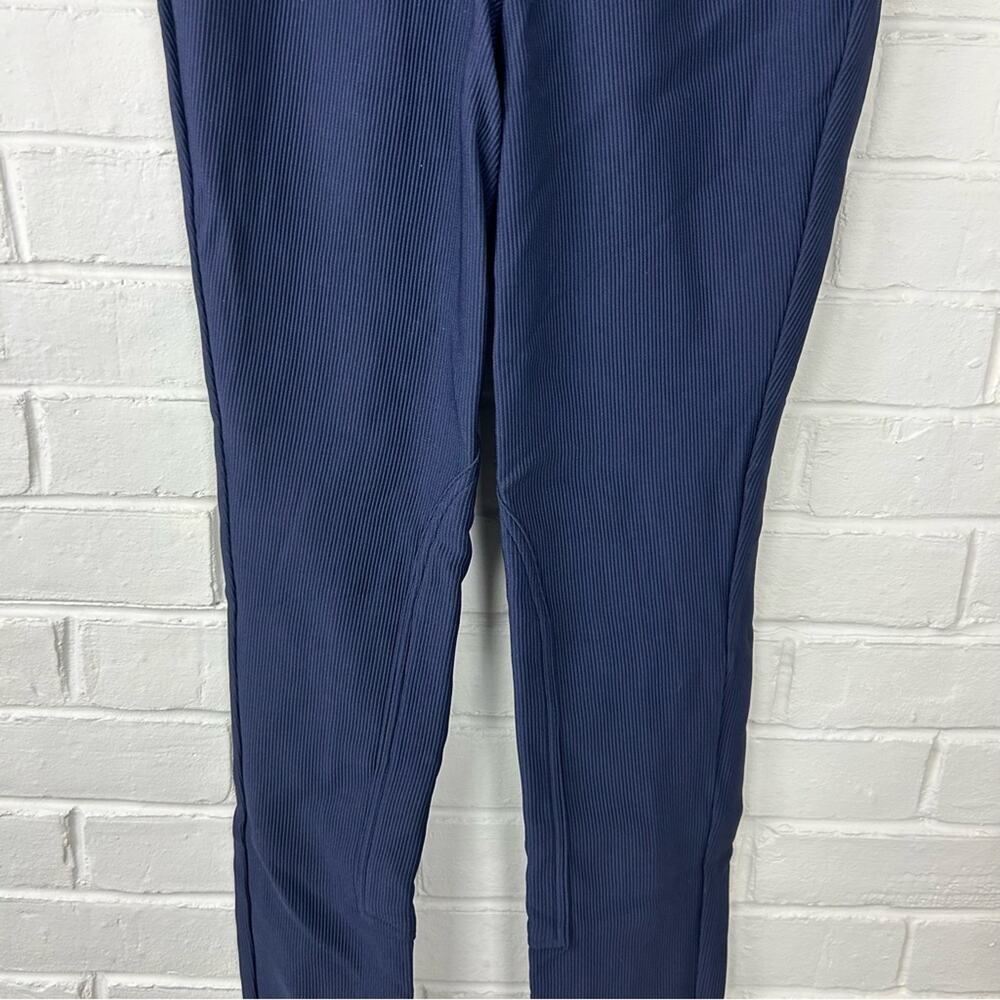 American Apparel Navy High Rise Ribbed Riding Pants Size S - Picture 6 of 12